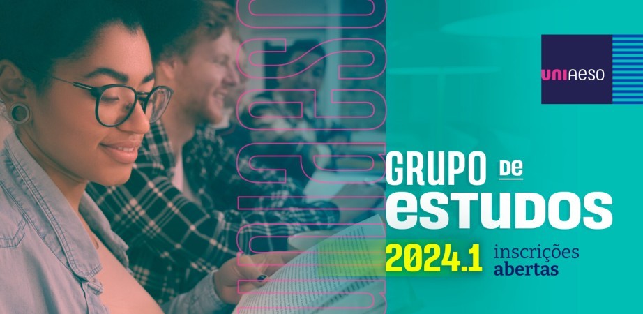 As inscrições para o Grupo de Estudos 2024.1 estão abertas.